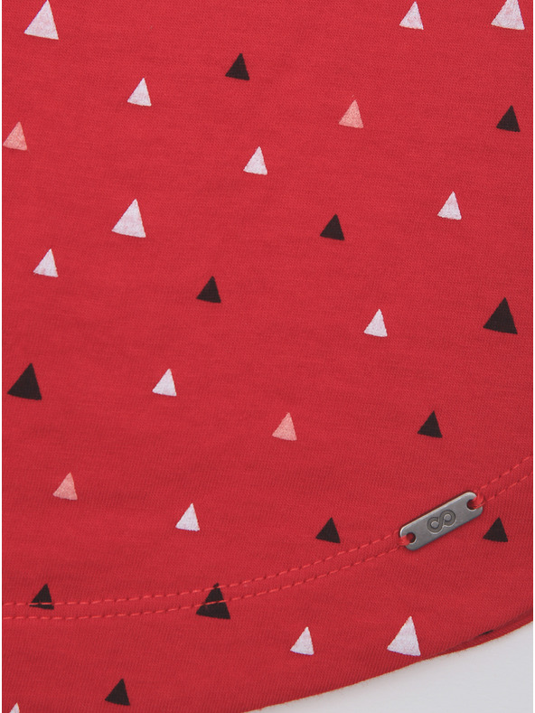 ZOOT.lab Červené dámske vzorované tielko ZOOT.lab Dagmar