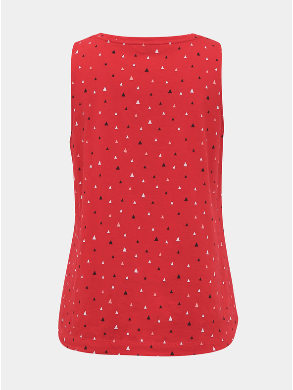 ZOOT.lab Červené dámske vzorované tielko ZOOT.lab Dagmar
