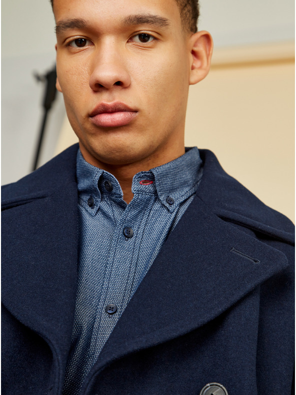 ZOOT.lab Modrá pánska košeľa ZOOT.lab Aiden