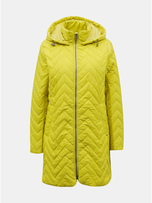 ZOOT.lab Zelenožltý dámsky prešívaný kabát ZOOT.lab Molly