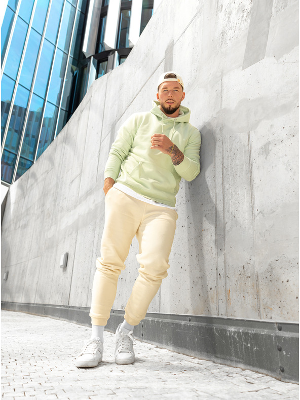 ICOONIC Béžové unisex základné tepláky ICOONIC