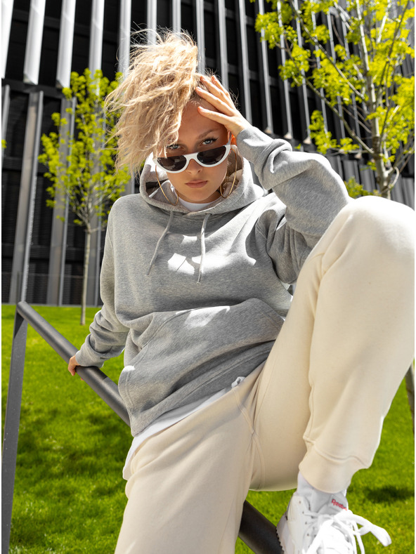 ICOONIC Béžové unisex základné tepláky ICOONIC