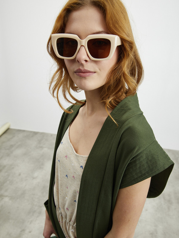 ZOOT.lab Béžové vzorované šaty ZOOT.lab Rosemary