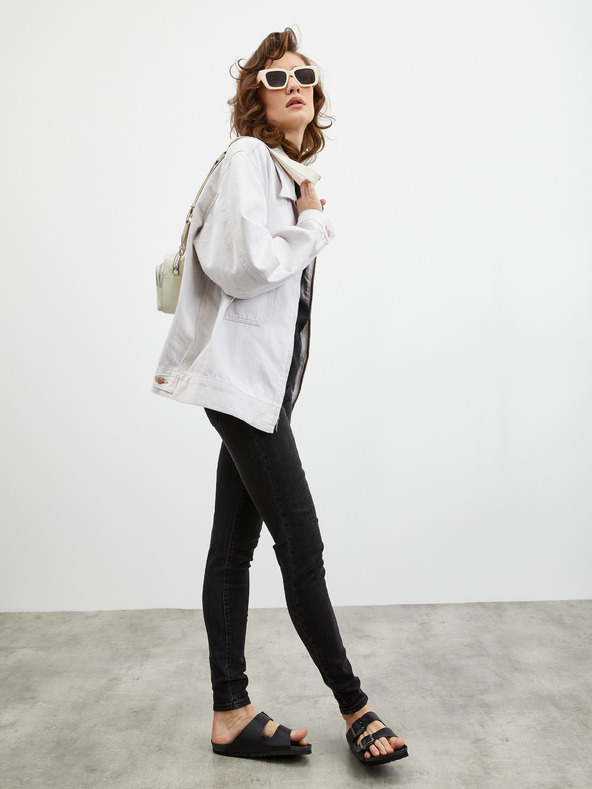 ZOOT.lab Čierna dámska voľná košeľa s potlačou ZOOT.lab Rozy