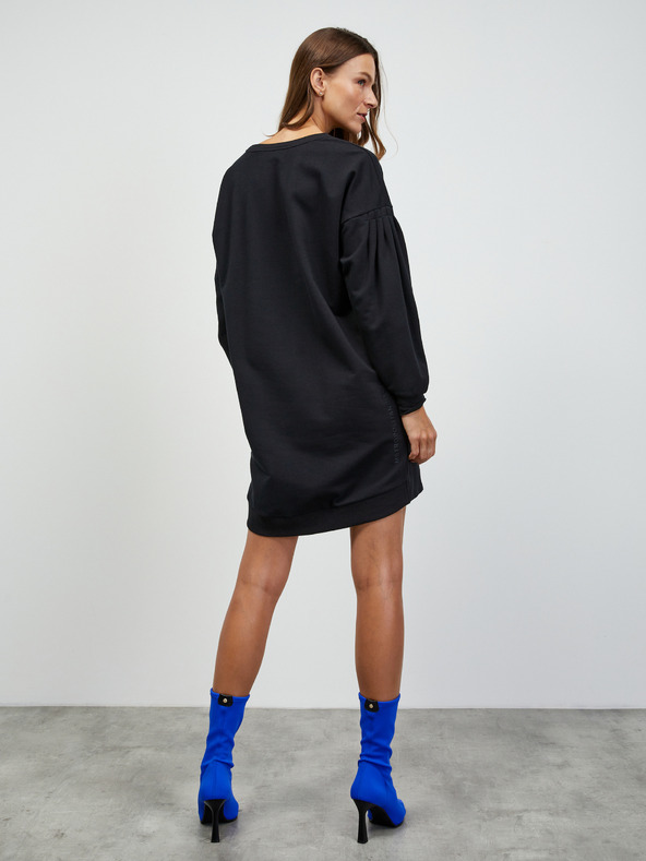 ZOOT.lab Čierne dámske mikinové základné šaty ZOOT.lab Sloane
