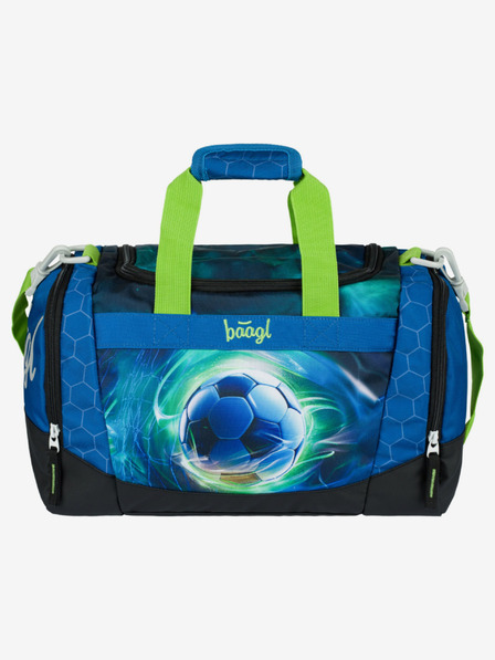 BAAGL  Modrá detská športová taška Futbal Lopta Baagl