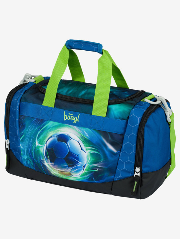 BAAGL  Modrá detská športová taška Futbal Lopta Baagl