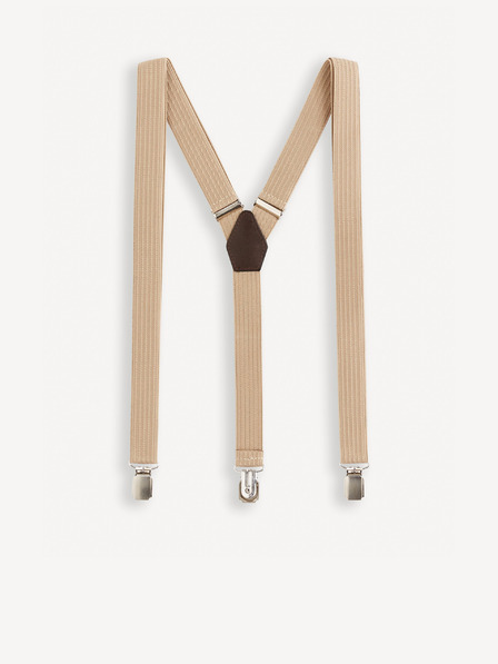 Celio Béžové pánske traky Celio Gistrap