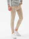 Ombre Clothing Béžové pánske džínsy Ombre Oblečenie P1058