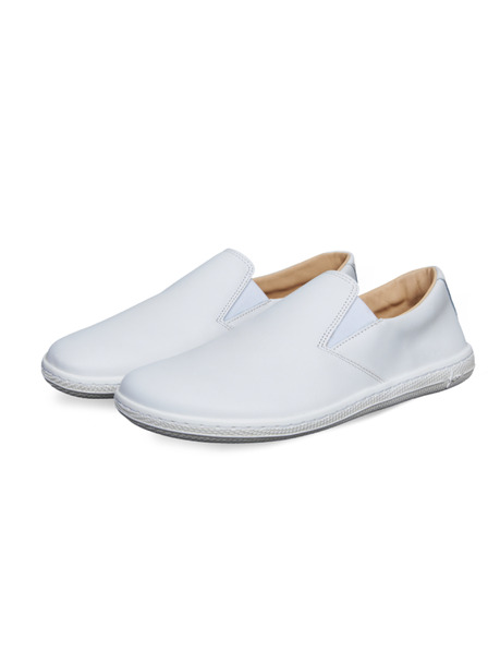 Vasky Dámske kožené barefoot biele Vasky Barefoot Lerry