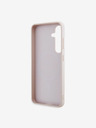 Guess Guess PU 4G Metal Logo Zadný Kryt pre Samsung Galaxy S24 Pink