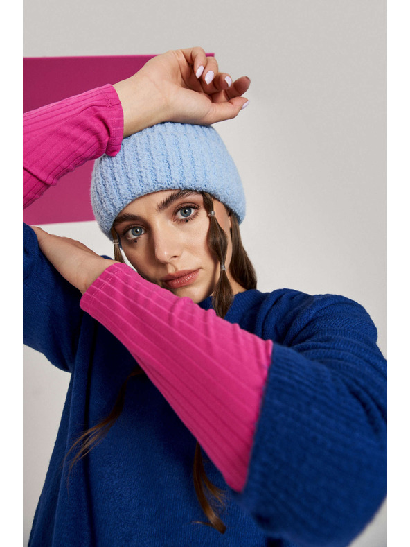 Moodo Svetlo modrá dámska čiapka Moodo