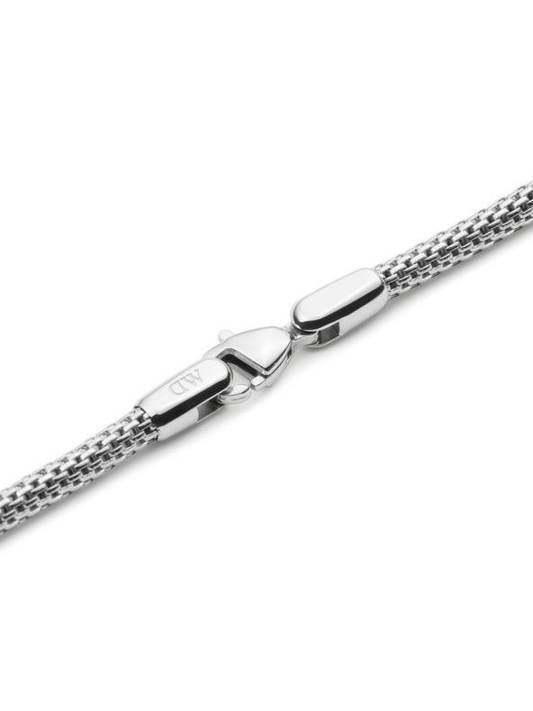 Daniel Wellington Strieborný oceľový retiazka Daniel Wellington Mesh DW00401098