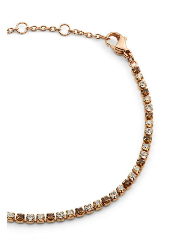 Daniel Wellington Ružovozlatý oceľový náramok Daniel Wellington Tennis DW00401115