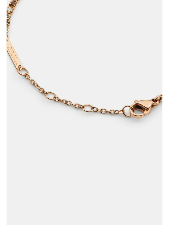 Daniel Wellington Ružovozlatý oceľový náramok Daniel Wellington Tennis DW00401115