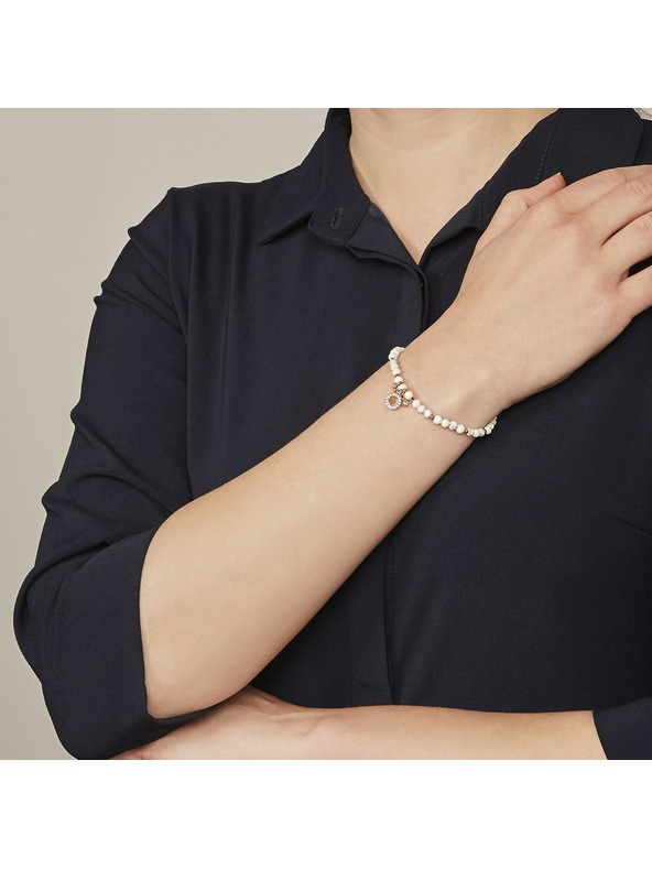 Fossil Dámsky náramok s magnezitom Fossil