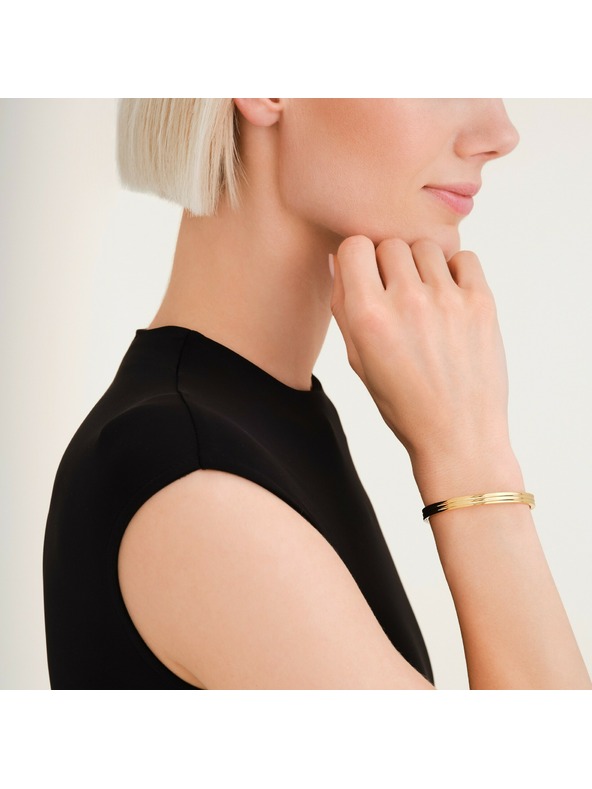 Rosefield Rosefield dámsky pevný náramok pozlátený JBSBG-J1041