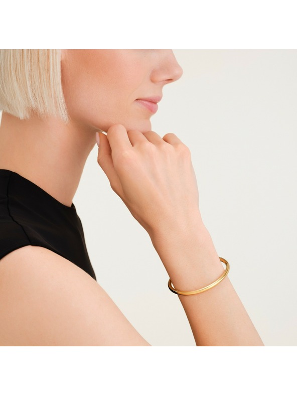 Rosefield Rosefield dámsky pevný náramok pozlátený JBPBG-J1045