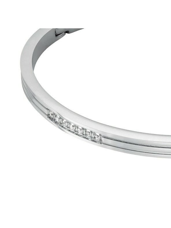 Rosefield Rosefield dámsky pevný náramok rhodiovaný JBSCS-J1038