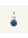 Rosefield Rosefield prívesok striebornej farby Birthstone September farba