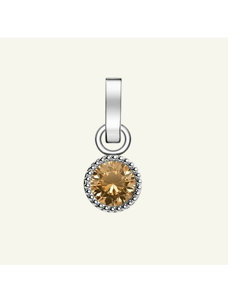 Rosefield Rosefield prívesok striebornej farby Birthstone November farba