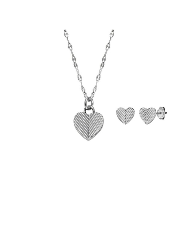 Fossil Dámska darčeková sada oceľových šperkov Fossil JF04669SET