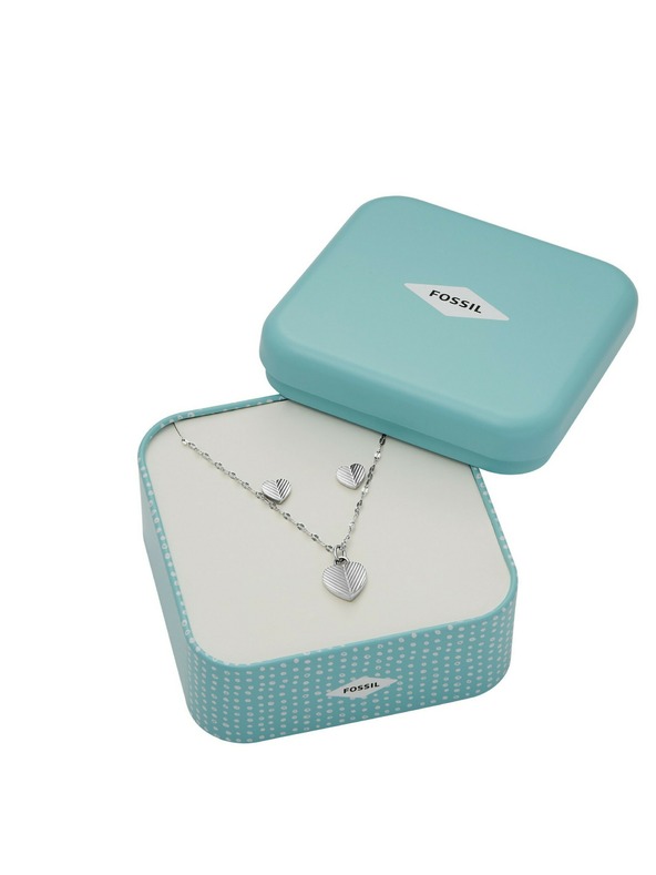 Fossil Dámska darčeková sada oceľových šperkov Fossil JF04669SET