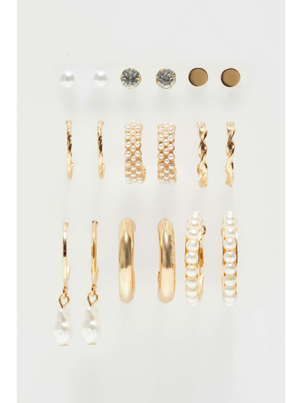 Moodo NÁUŠNICE L-KK-4018 ZLATÉ Moodo