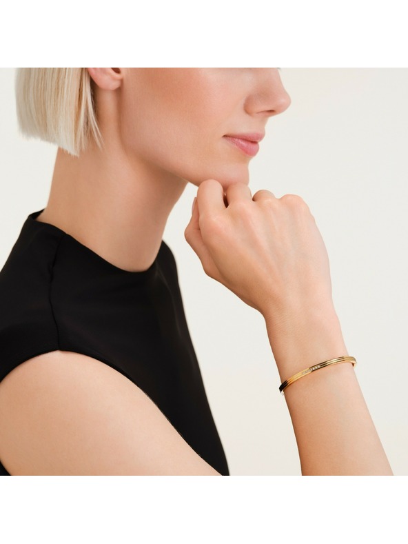 Rosefield Rosefield dámsky pevný náramok pozlátený JBSCG-J1037