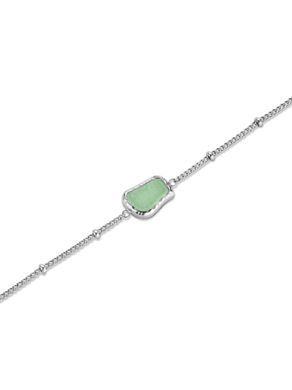 Rosefield Rosefield náramok striebornej farby Organic Gemstone JBOGS-J657