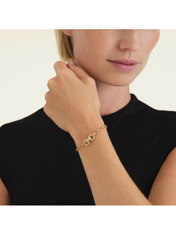 Rosefield Pozlátený dámsky náramok Rosefield JBBSG-J899