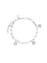Rosefield Rosefield náramok striebornej farby Daisy Flower JBDFS-J675