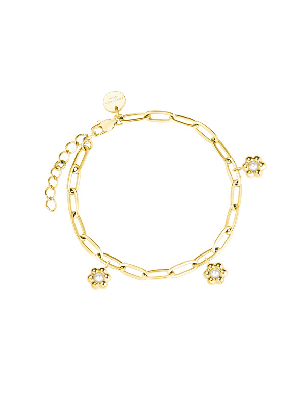 Rosefield Rosefield náramok vo zlatej farbe Daisy Flower JBDFG-J674