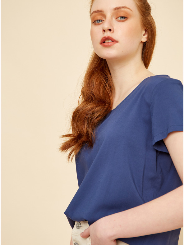 ZOOT.lab Tmavomodrá blúzka ZOOT.lab Pippy