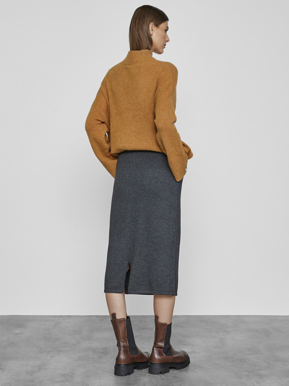 ZOOT.lab Šedá dámska pletená midi sukňa METROOPOLIS by ZOOT.lab Barny