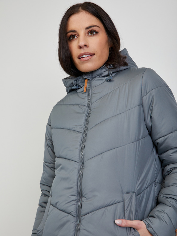 ZOOT.lab Šedý dámsky prešívaný kabát ZOOT.lab