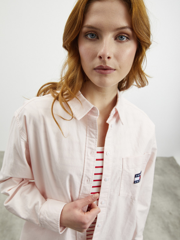 ZOOT.lab Bielo-červené pruhované puzdrové šaty ZOOT.lab Vally