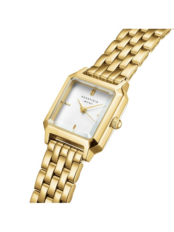Rosefield Dámske hranaté hodinky Rosefield Boxelle BWGSG-B01