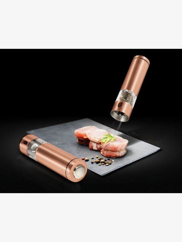 Berlingerhaus Elektrický mlynček na korenie a soľ BERLINGERHAUS Rosegold Metallic Line