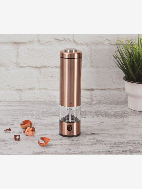Berlingerhaus Elektrický mlynček na korenie a soľ BERLINGERHAUS Rosegold Metallic Line