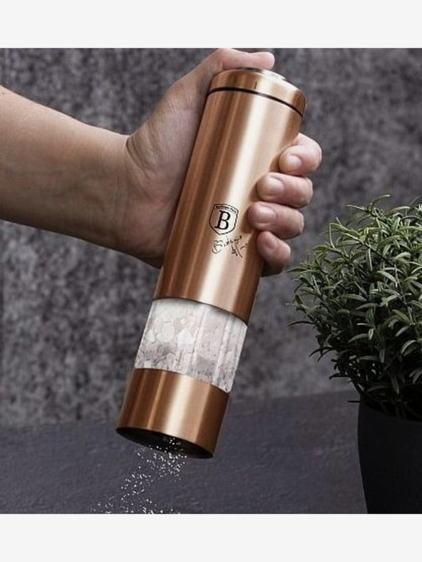 Berlingerhaus Elektrický mlynček na korenie a soľ BERLINGERHAUS Rosegold Metallic Line