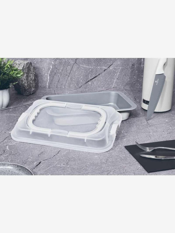 Berlingerhaus Plech na pečenie s vekom prenosný 36,5 x 24,5 cm Aspen Collection BERLINGERHAUS