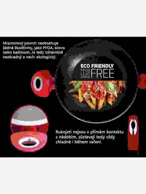 Berlingerhaus Panvica na palacinky s pokrievkou s mramorovým povrchom 16 cm Burgundy Metallic Line BERLINGERHAUS