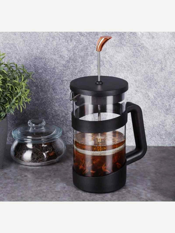 Berlingerhaus Kanvica na čaj a kávu French Press 600 ml Black Rose Collection BERLINGERHAUS
