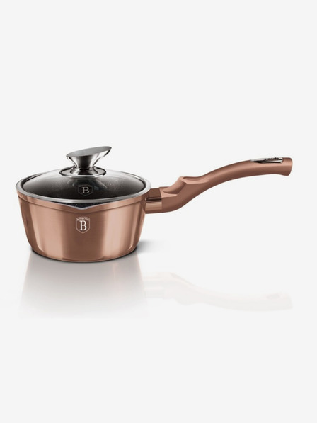 Berlingerhaus Rendlík s pokrievkou s mramorovým povrchom 16 cm Rosegold Metallic Line BERLINGERHAUS