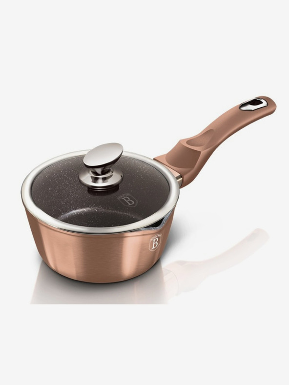 Berlingerhaus Rendlík s pokrievkou s mramorovým povrchom 16 cm Rosegold Metallic Line BERLINGERHAUS
