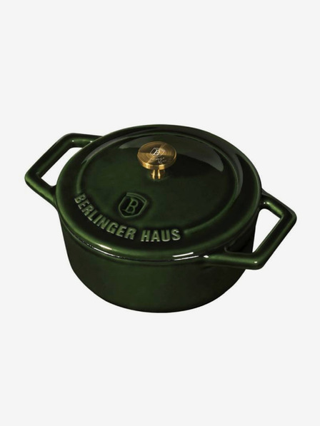 Berlingerhaus Pekáč liatinový s pokrievkou 10 cm BERLINGERHAUS Emerald Collection