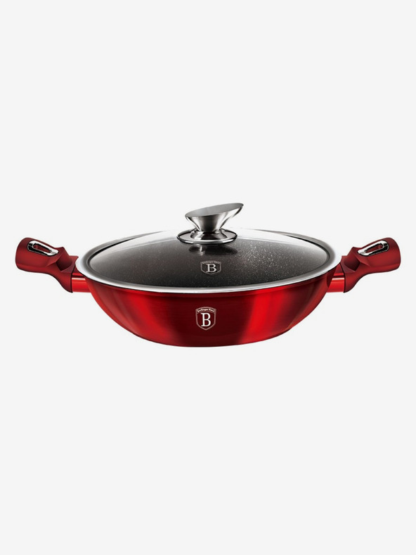 Berlingerhaus Wok s pokrievkou 30 cm Burgundy Edition BERLINGERHAUS