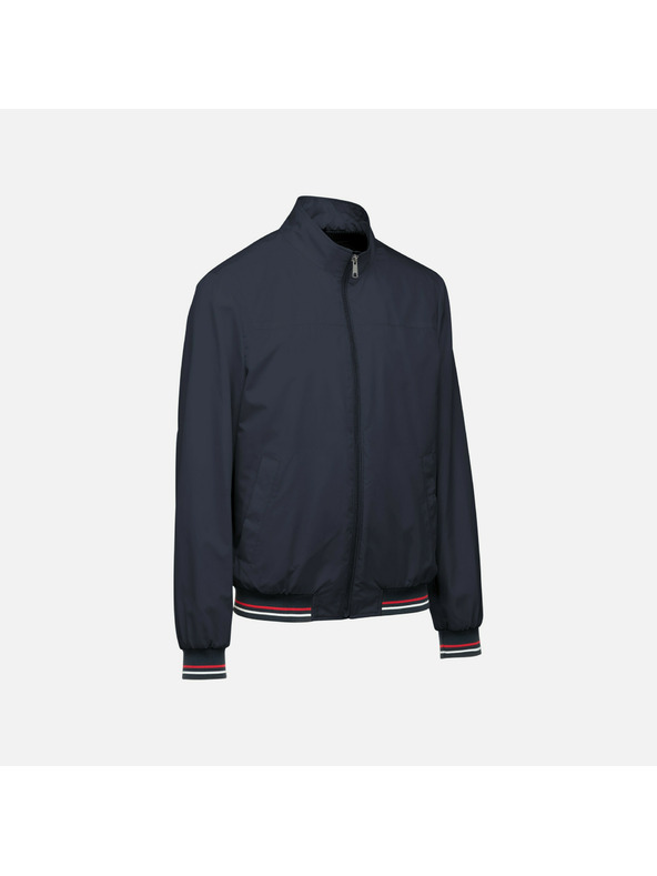 Geox Tmavomodrá pánska bunda Geox Jharrod