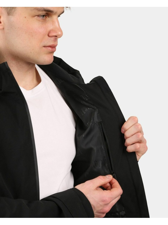 Kilpi Pánsky outdoorový kabát Kilpi AYRA Čierna